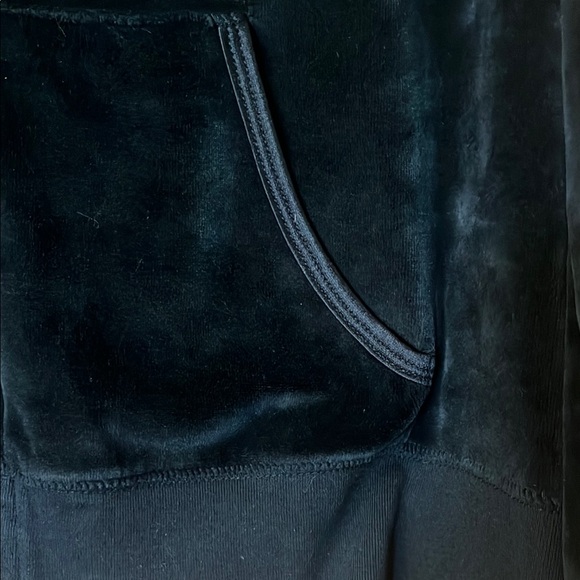 BCBG Black Velour Tracksuit - Picture 3 of 6